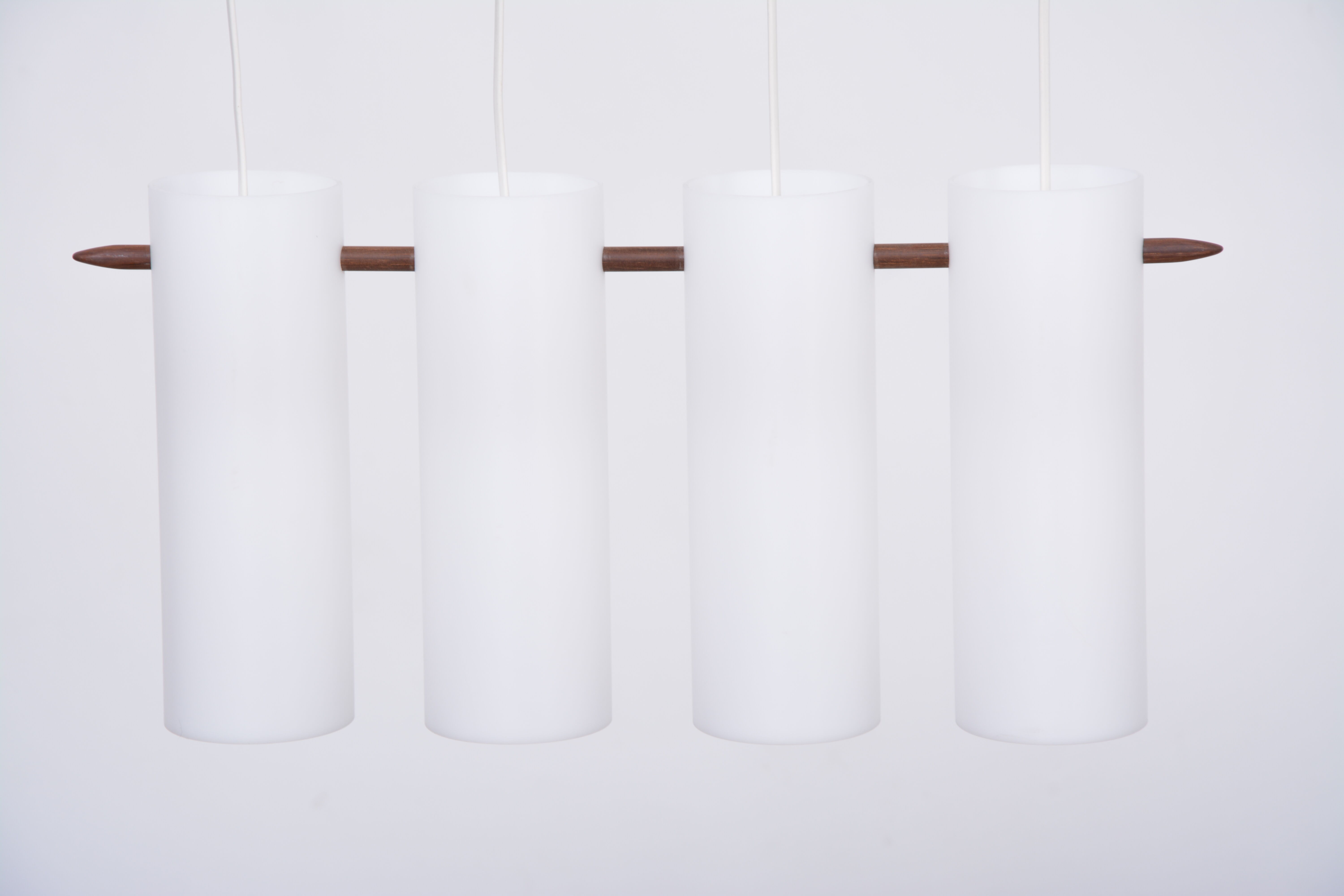 Swedish Mid-Century Modern pendant lamp model 538 by Uno & Östen Kristiansson for Luxus