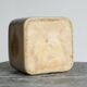 Studio ceramic vase 'wood imprint' mid-20th century