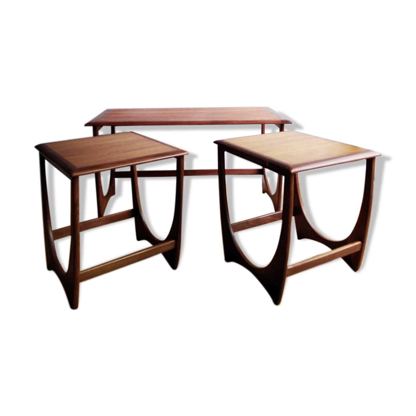 Pull-out tables in teak - G Plan - 1960s