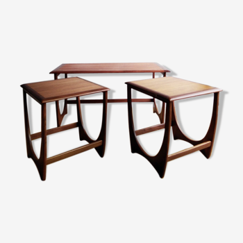 Pull-out tables in teak - G Plan - 1960s