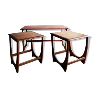 Pull-out tables in teak - G Plan - 1960s