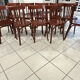 Suite de 10 chaises de Bistrot vintage années 1970