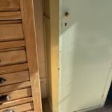 Old original green patina cabinet