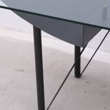 Desk and rolling block “007” by Hélène GALDINI for H. GALDINI, 1980