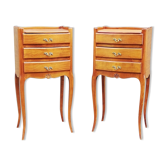 Paire de tables de chevet de style Louis XV