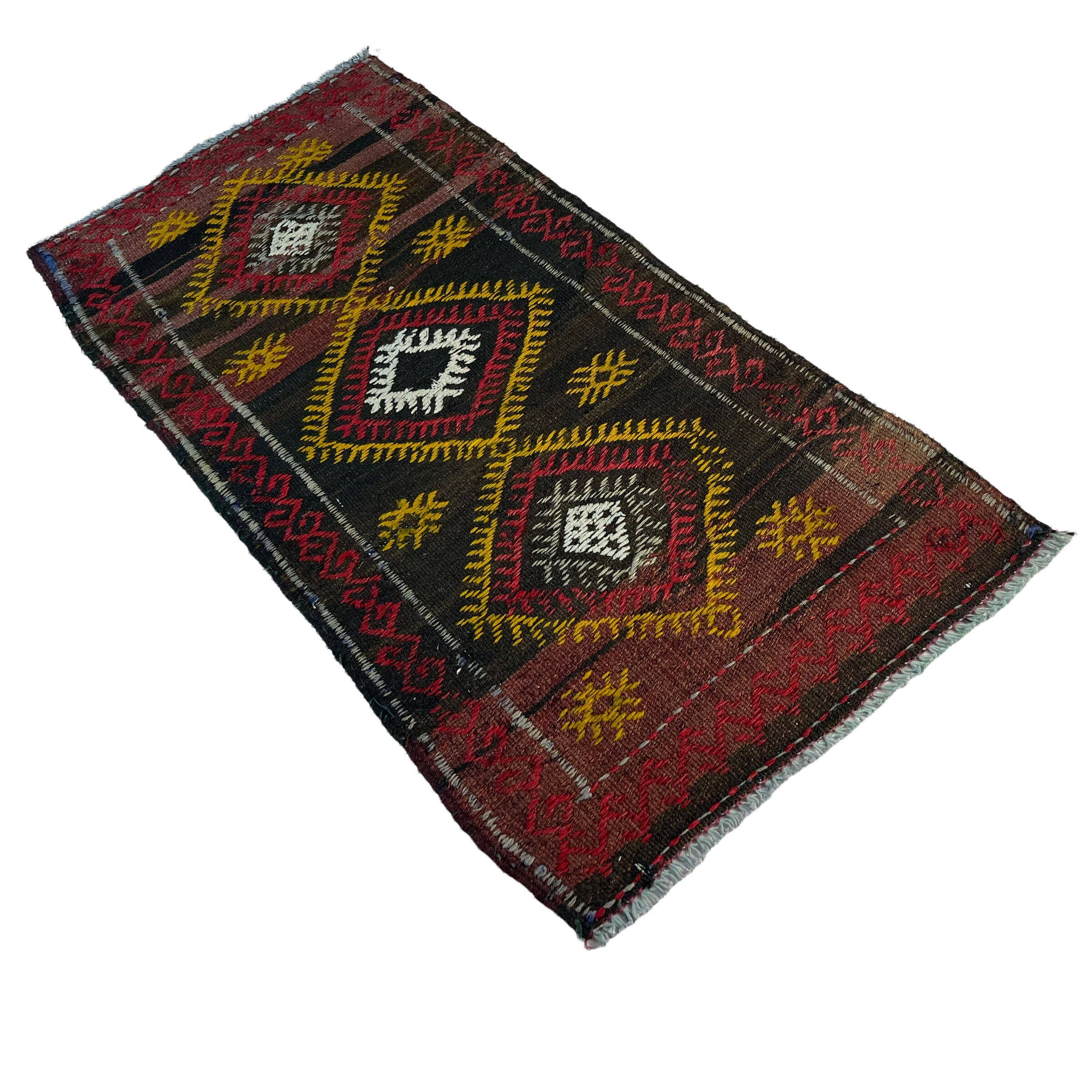 Vintage turkish kilim rug 96 x 50 cm