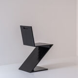 ‘Zig Zag’ side chair, produced by a local cabinetmaker in the Netherlands around the 1980s.