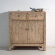 Antique pine sideboard with two drawers and two doors – China, circa 1930