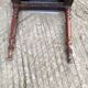 Antique farmhouse table in solid cherry wood with 4 drawers