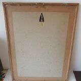 Frame engraving P.J Redouté rose Agathe.Royale