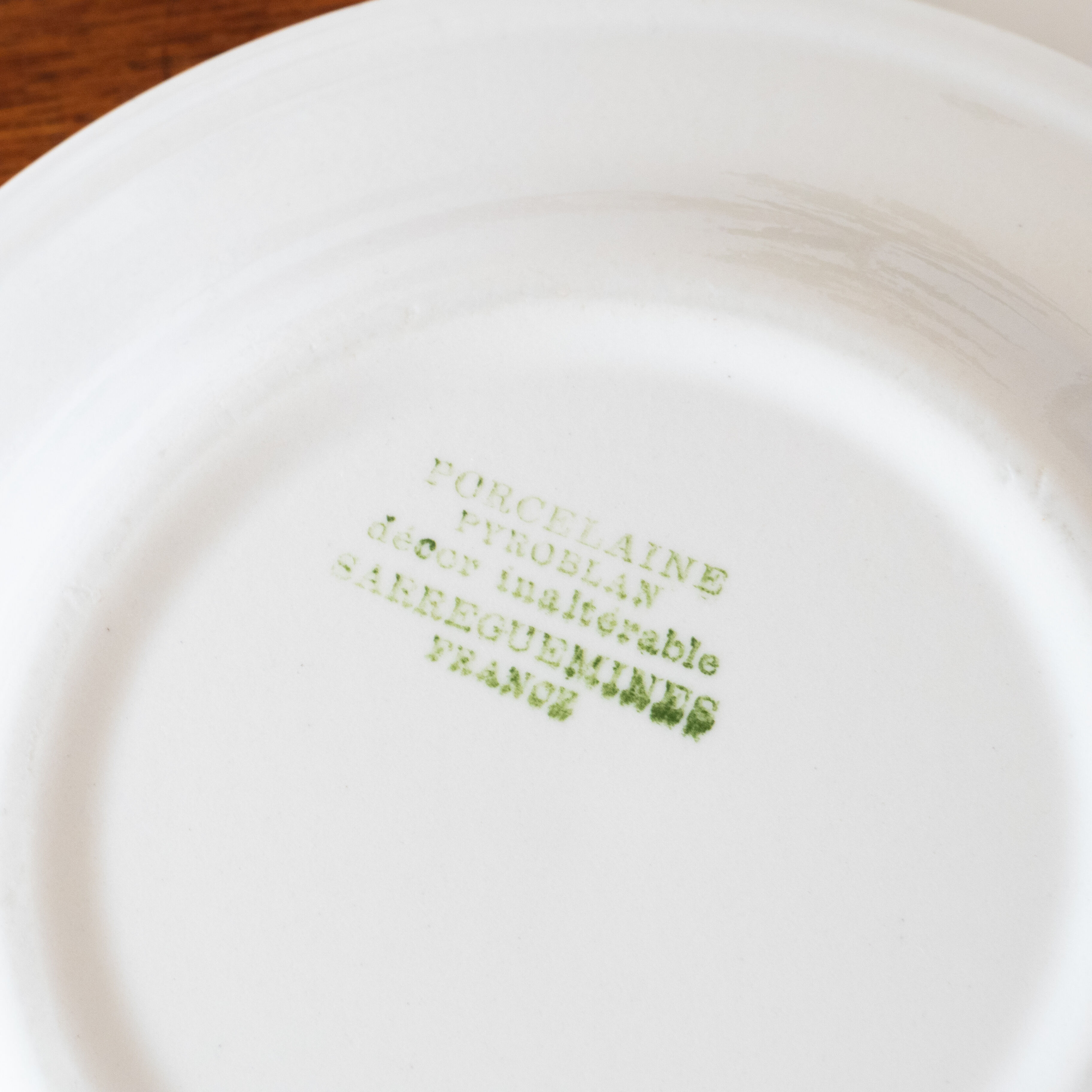 5 Sarreguemines porcelain plates bird decoration