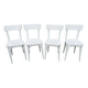 Set of 4 vintage bistro chairs