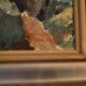 Oil painting by Hans Lindén / 1938 / San Gimignano, Italy