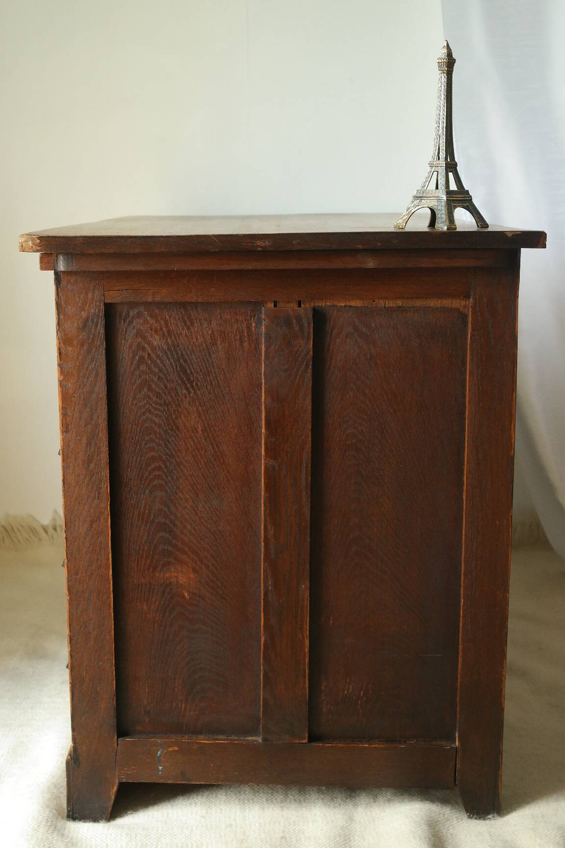 Vintage oak pedestal desk