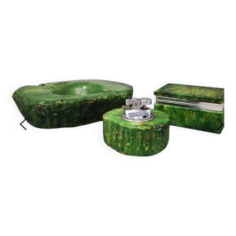 Set fumeur albâtre Romano Bianchi
