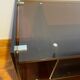TV stand 70s smoked plexiglass