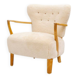 Danish Lounge chair, Manufacturer by Danish Master cabinetmaker, 1940s.
