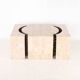 Coffee table in faux marble