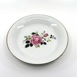 6 earthenware soup plates • L'Amandinoise • Circa 1950