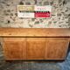 Vintage French Oak and Pine Counter – 1930s Shop Counter or Kitchen Island