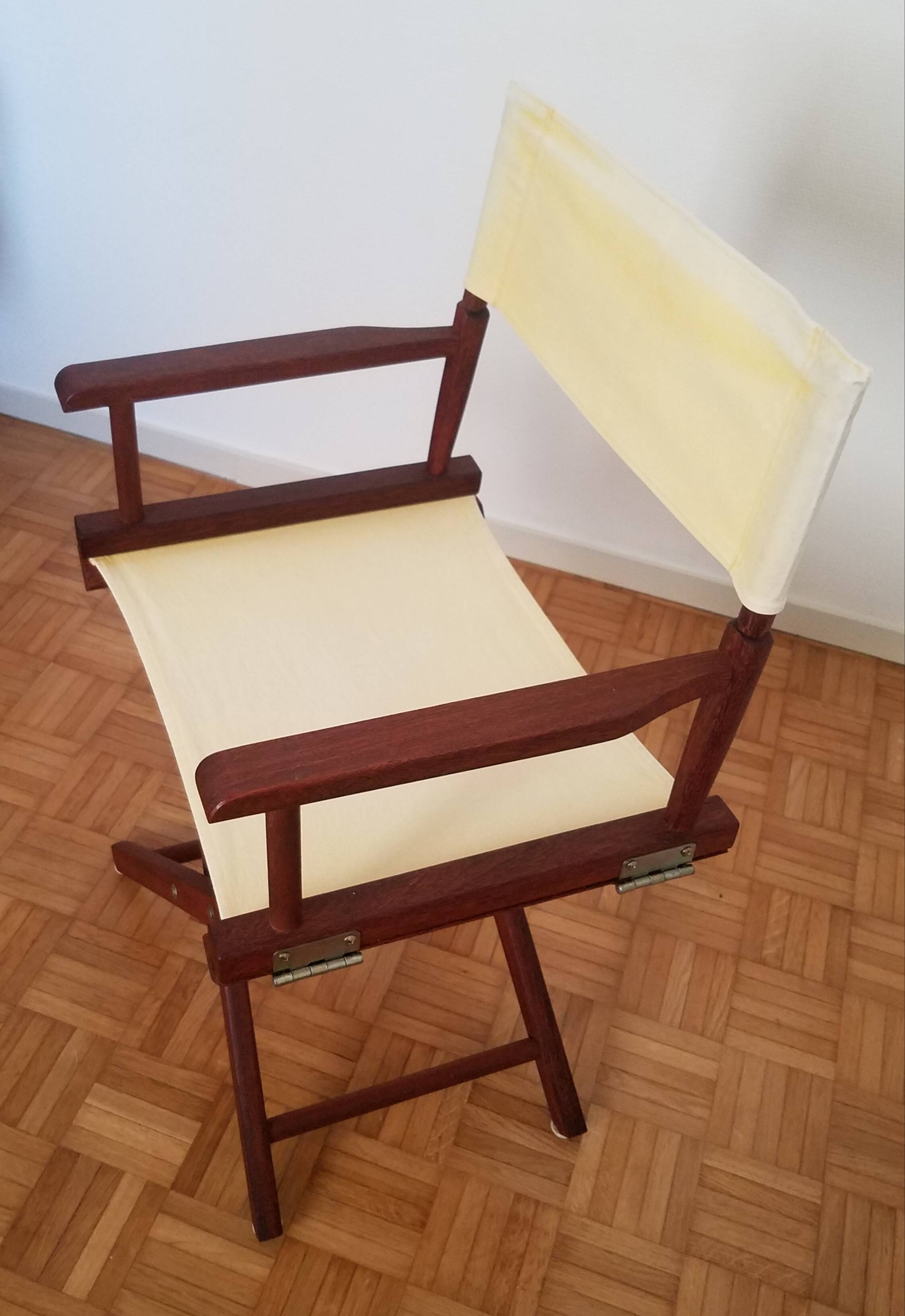 Vintage director's folding chair