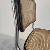 Marcel Breuer B32 chair in black cane signed Made in Italy