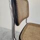 Marcel Breuer B32 chair in black cane signed Made in Italy