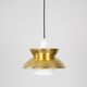 Paire de 2 suspensions vintage Doo Woo danoises par Henning Klok. Louis Poulsen, 1950.