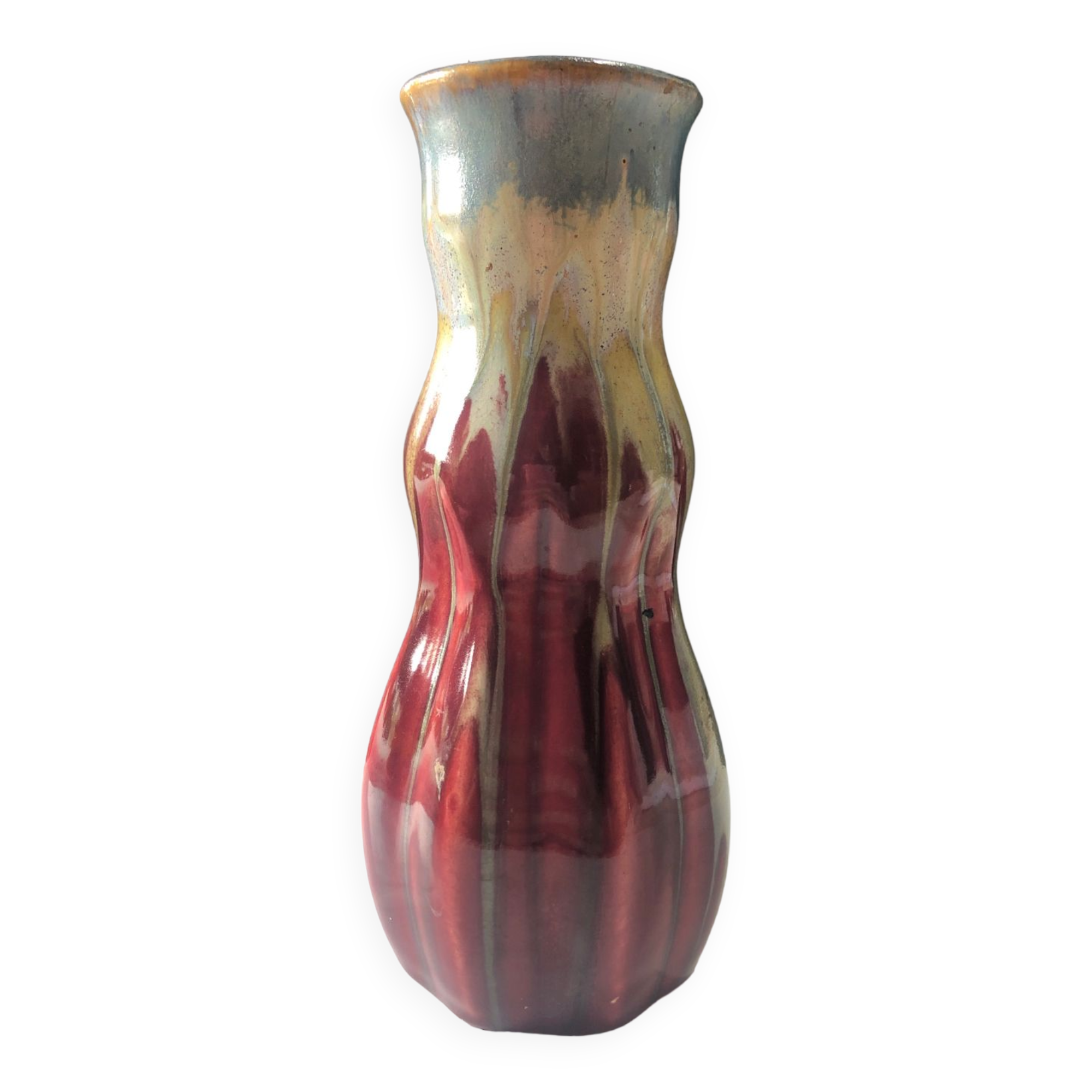 Thulin earthenware vase