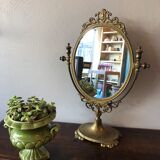 Ancient brass mirror