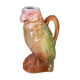 Large zoomorphic carafe by Poet Laval in parrot-shaped earthenware