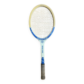 Old Tennis Racket ONE STAR Golden Team Wood Vintage Sport #E213