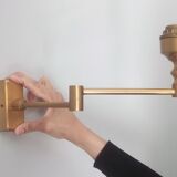 Pair of brass sconces 60/70s