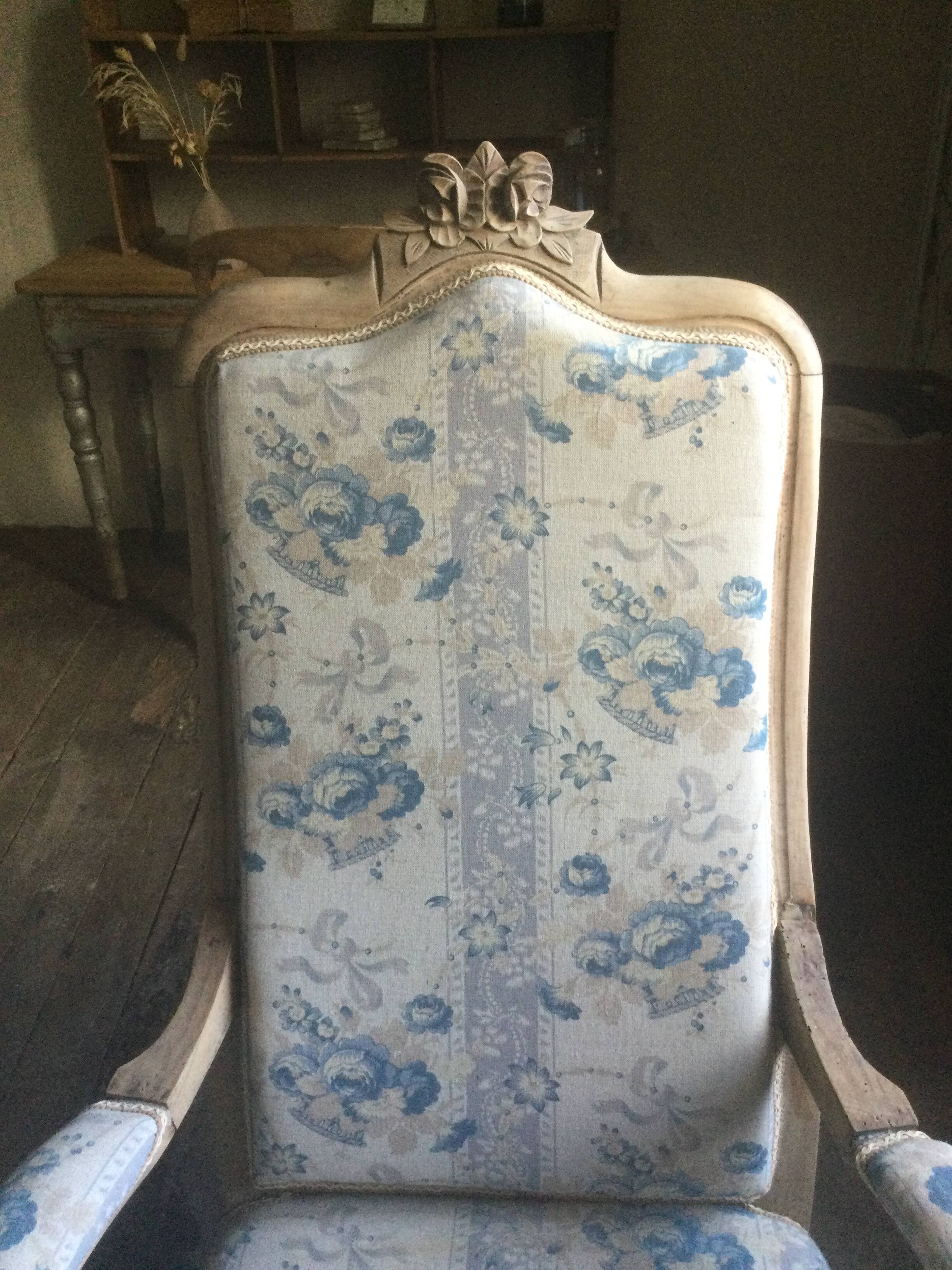 Old Voltaire armchair