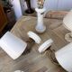 Pair of marble wall lights