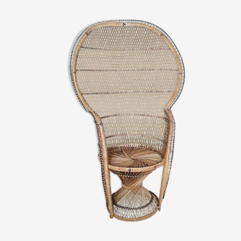 Emmanuelle in rattan and Wicker Chair