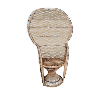Emmanuelle in rattan and Wicker Chair
