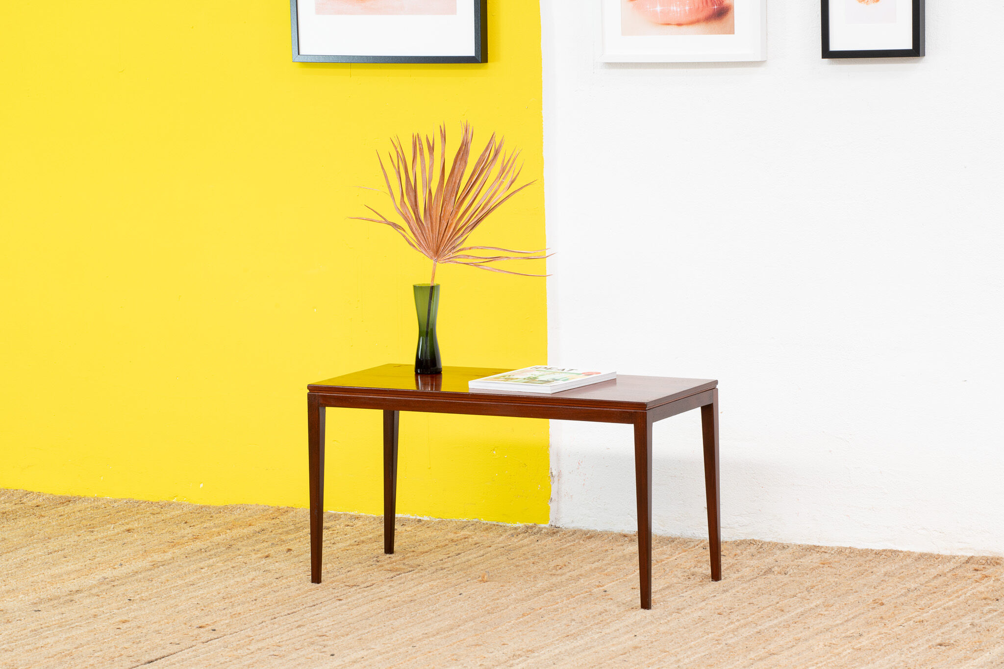 Vintage Scandinavian coffee table – 84 cm