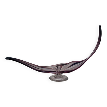 Centre de table en verre soufflé