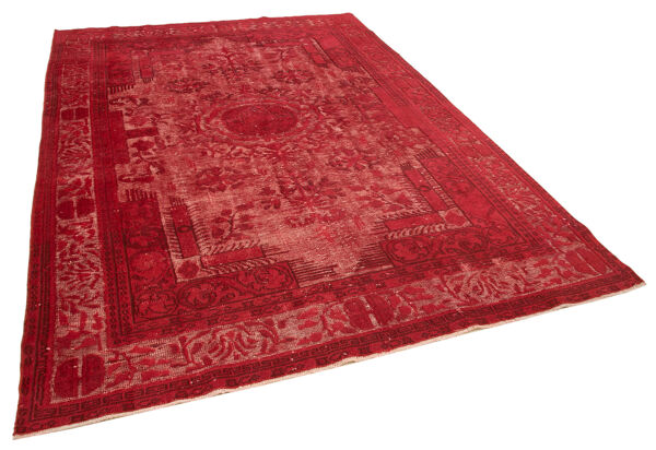 tapis noué à la main oriental années 1970 206 cm x 284 cm tapis rouge