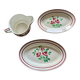Les Roses tableware set - 2 serving dishes and a sauce boat -