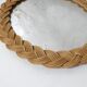 woven rattan mirror