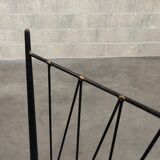 Kitchen chair Colette Gueden, blue vinyl