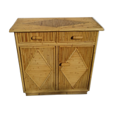 Small bar or buffet rattan