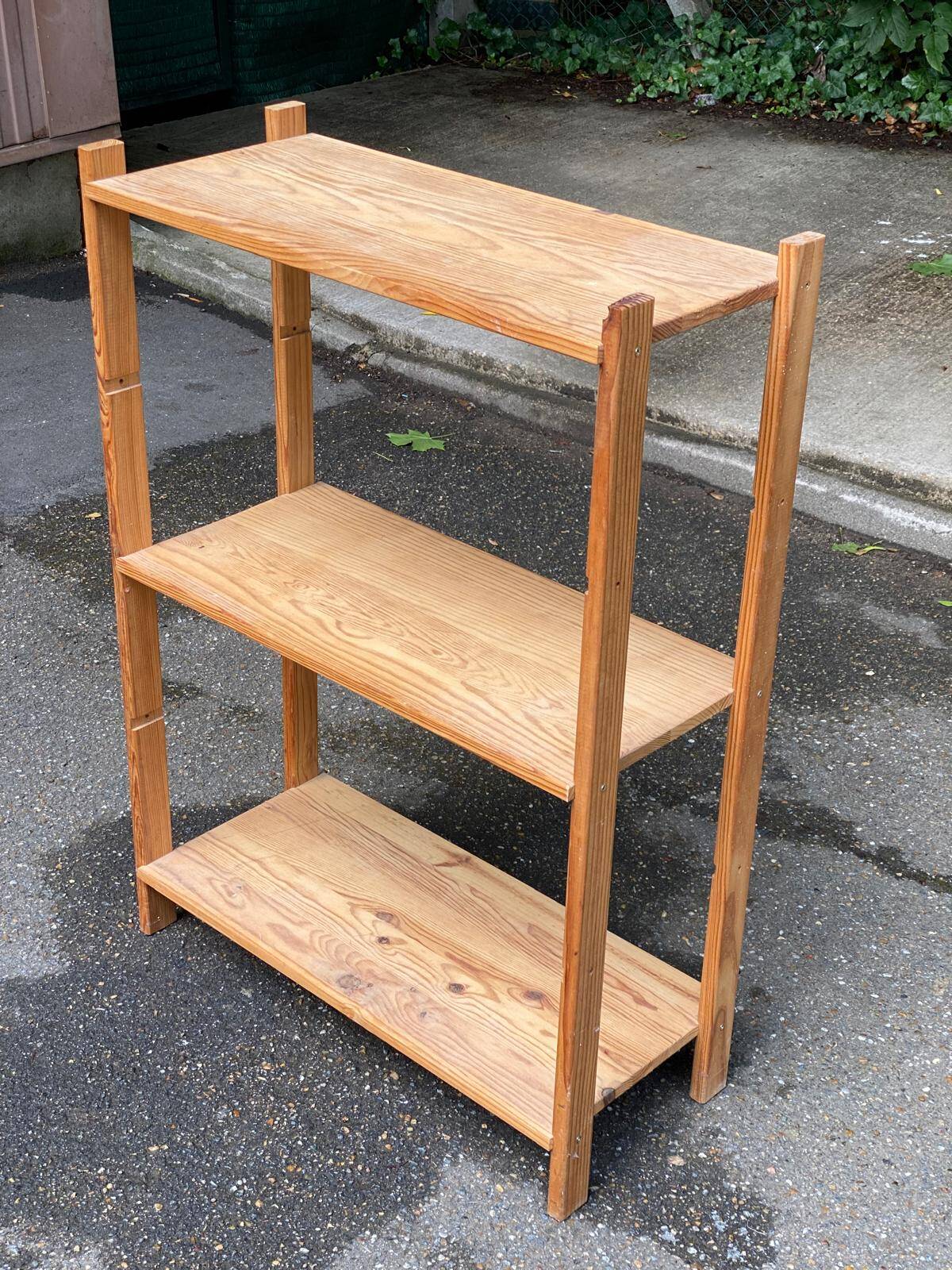 Scandinavian solid wood shelf 95cm