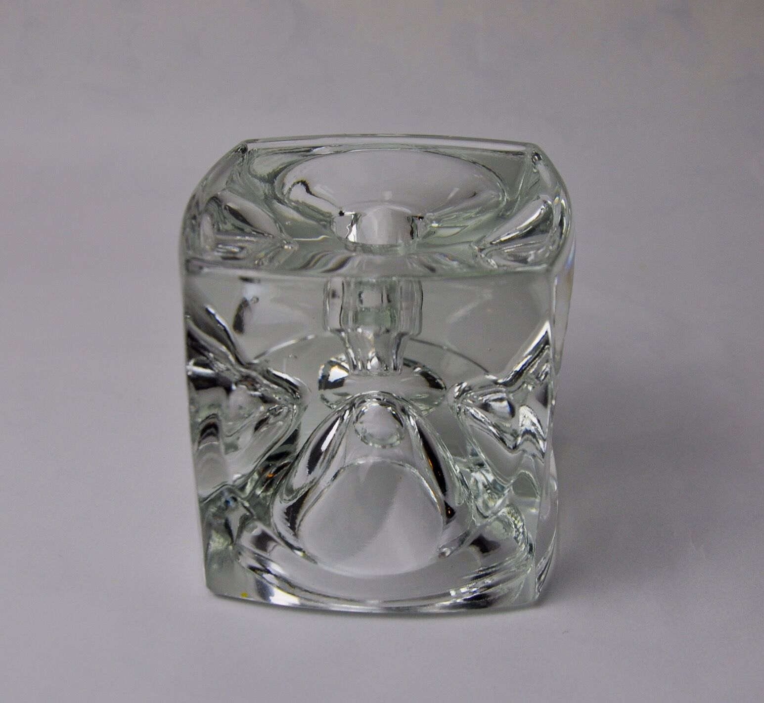 Ice cube candlesticks by Peill & Putzler, Germany, 1970