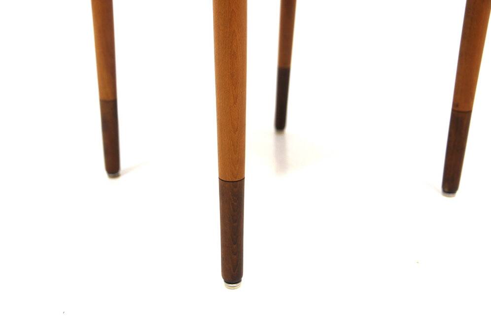 Set de 4 chaises scandinave en hêtre, Treman, Suède, 1960