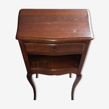 Vintage wooden bedside table