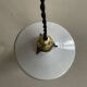 Petite suspension opaline ancienne