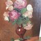 Oil on canvas, bouquet of flowers